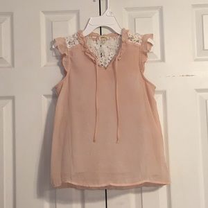 Dusty pink summer top!